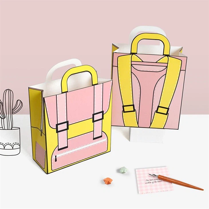 Colorful Cartoon Wrapped Tote Bag