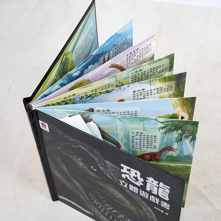Livro pop-up de dinossauros